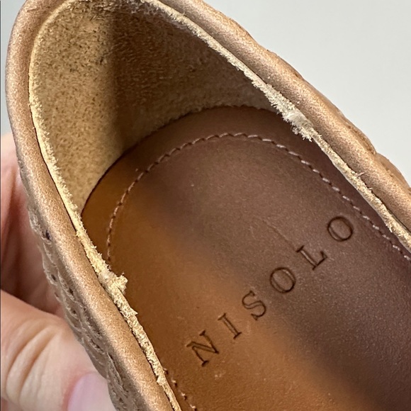 Nisolo Mara Woven Leather Brown Almond Flats Size 7.5 Quiet Luxury Capsule - Picture 11 of 15